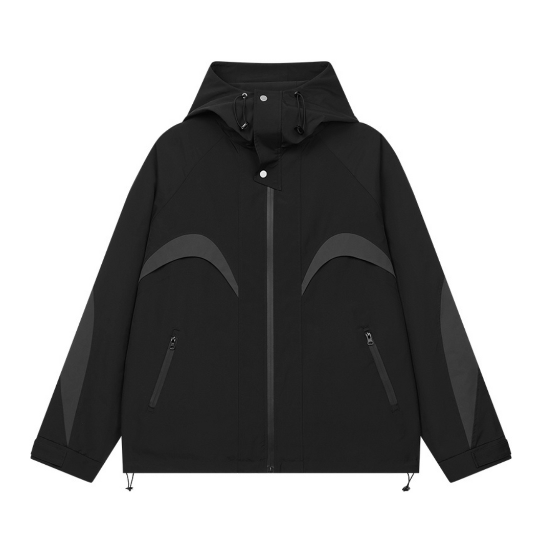 Functional Windproof Splicing jacket