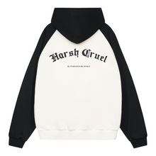 Load image into Gallery viewer, Colorblock Sleeves Gothic Logo Hoodie
