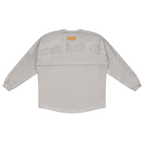 Embossed Gothic Logo Suede L/S Tee