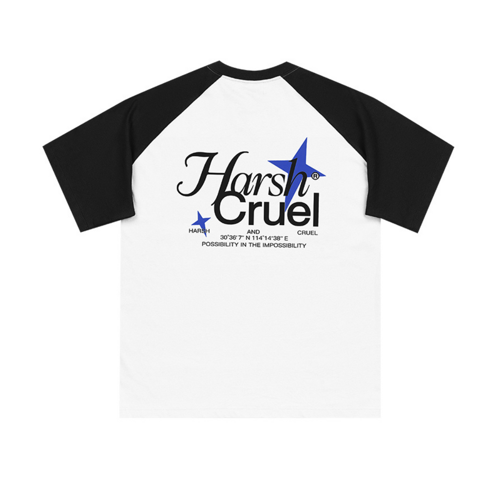 Stars Raglan Logo Tee