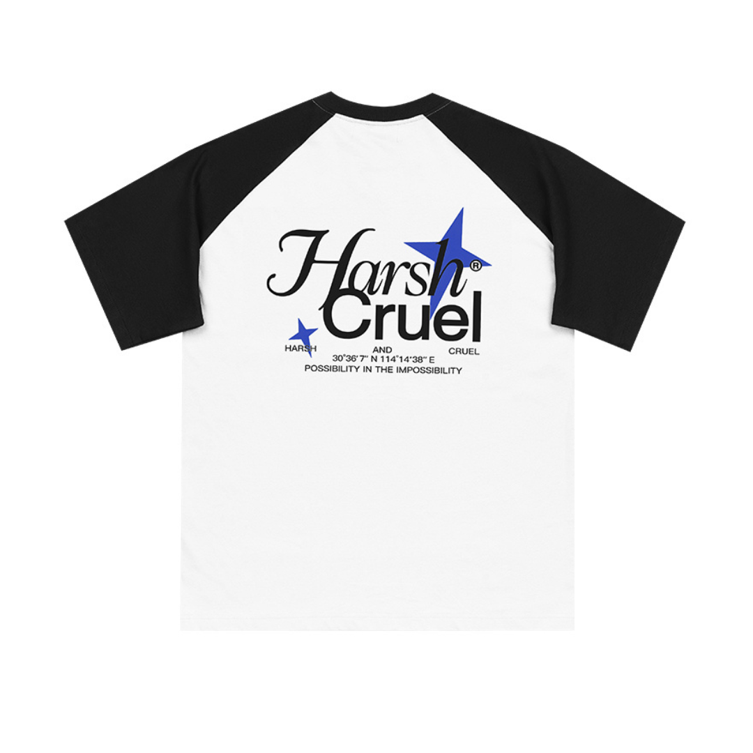 Stars Raglan Logo Tee