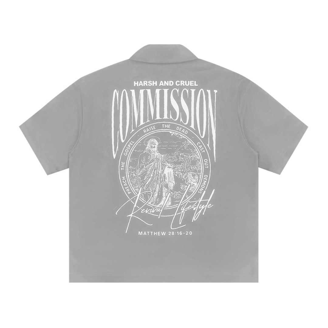 Commission Suede Printed Shirt
