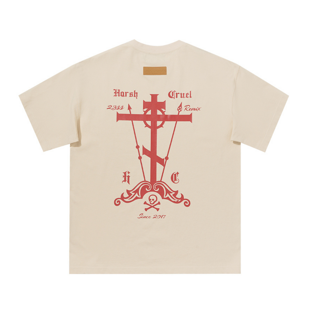 Pirate Cross Gothic Logo Tee