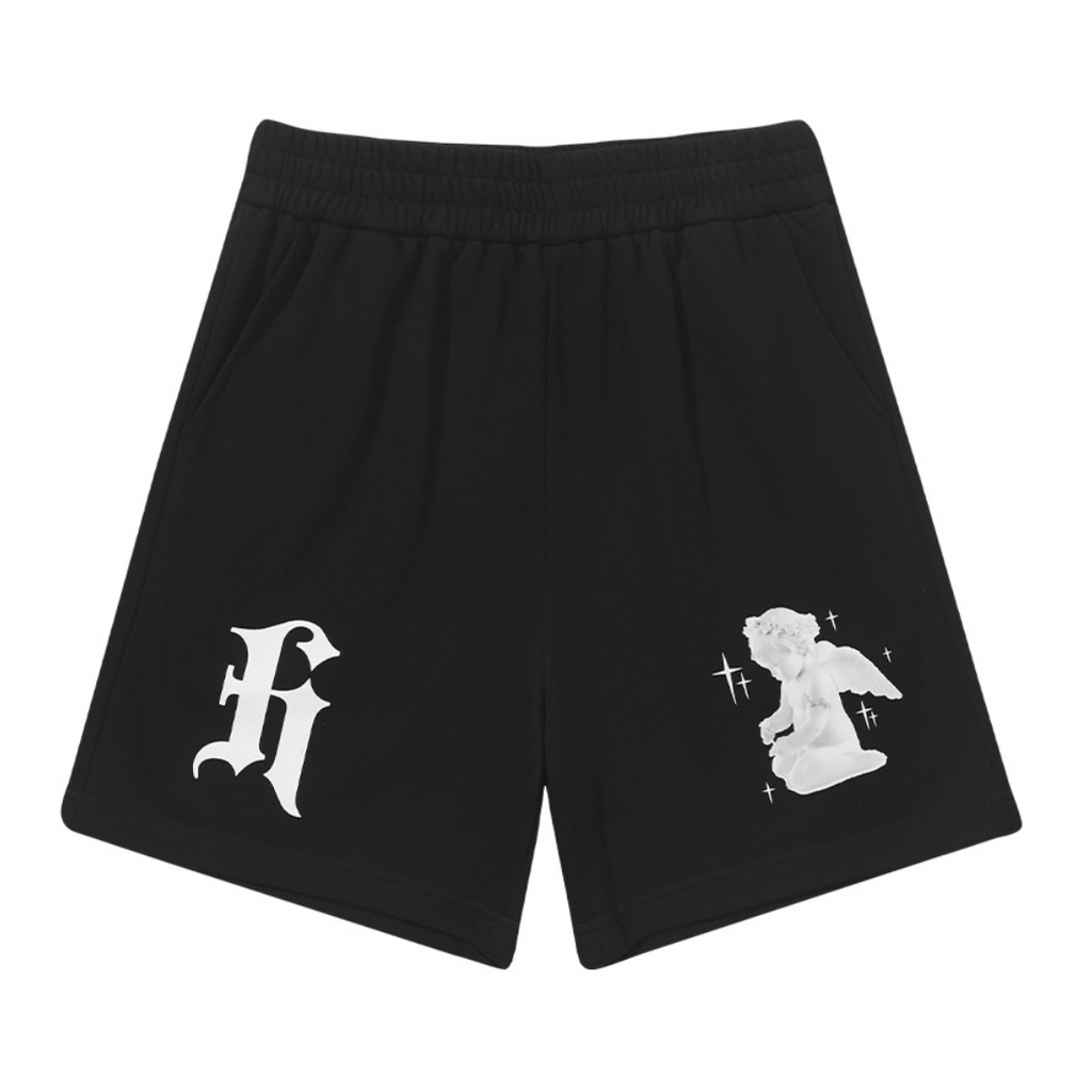 Shining Angel Printed Shorts