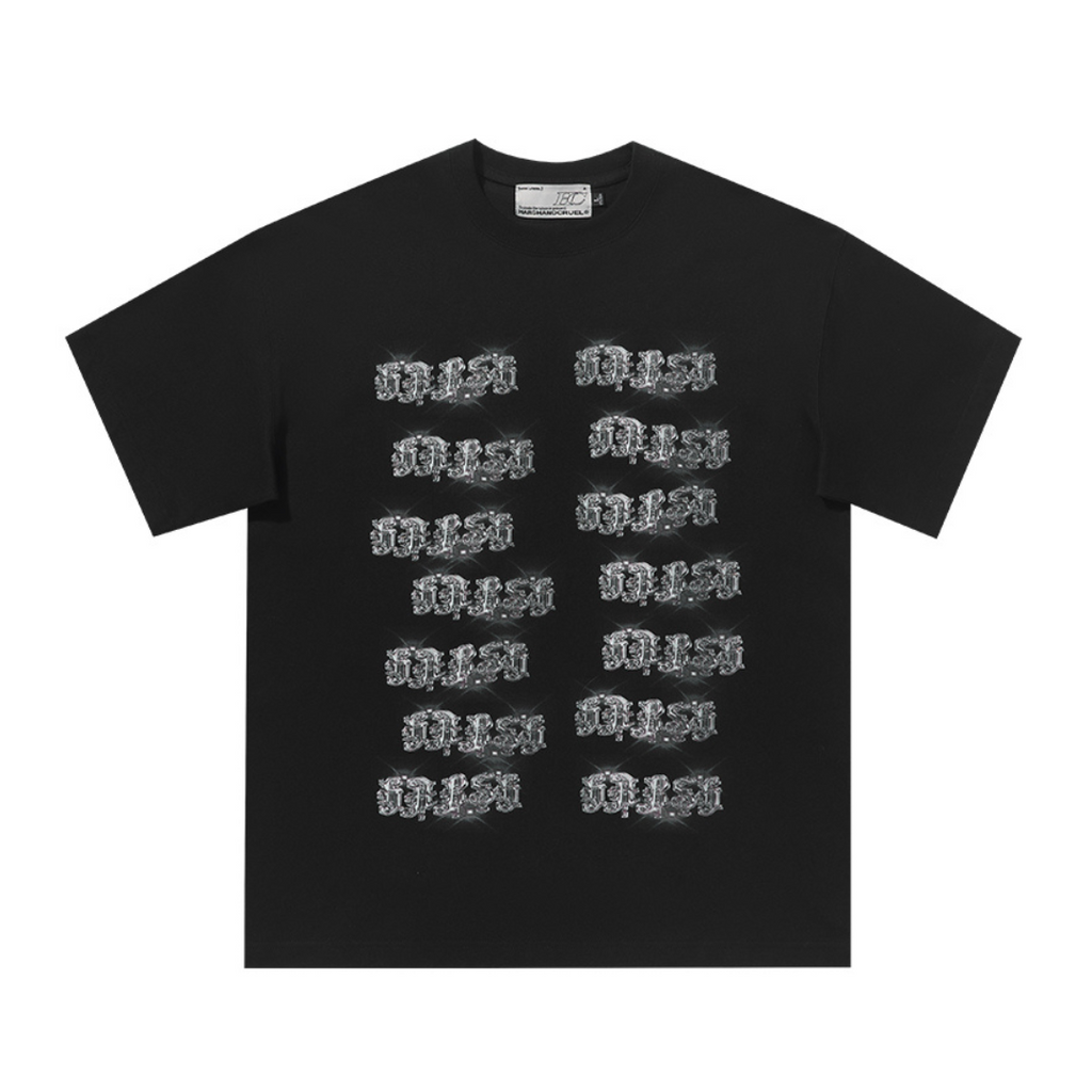 Sparkling Gothic Printed Tee