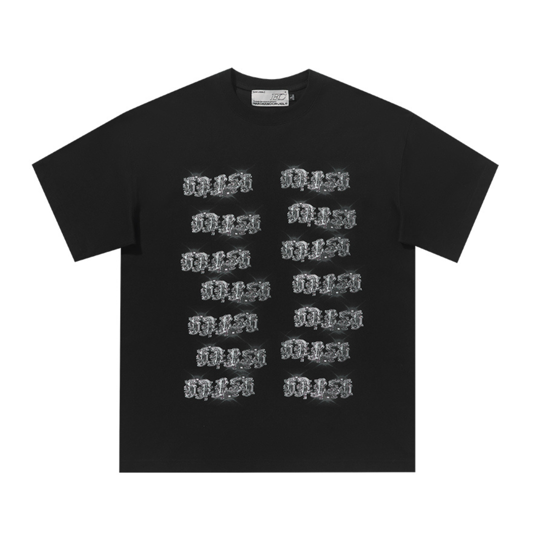 Sparkling Gothic Printed Tee