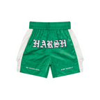 Embroidered Logo Slogan Shorts