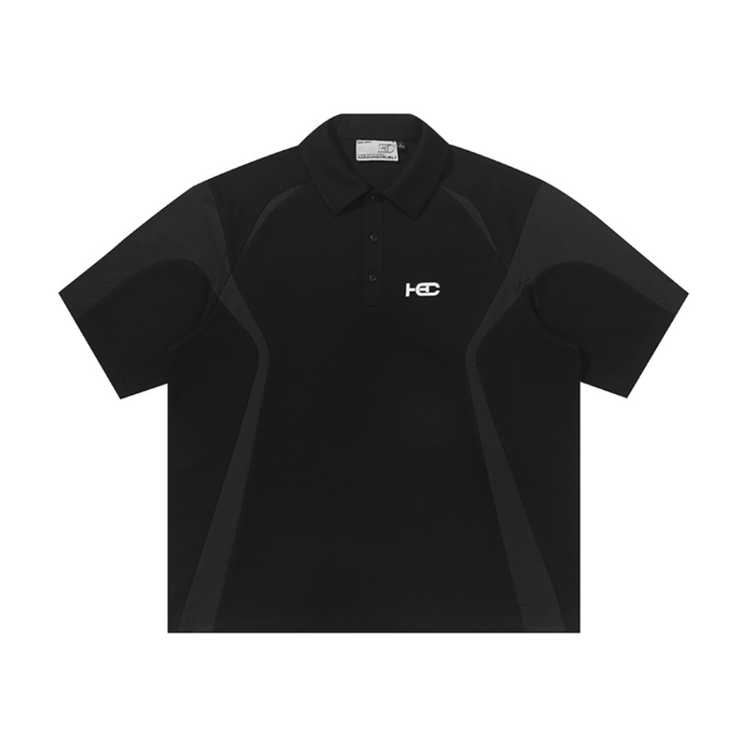 Nylon Stitching Polo Shirt