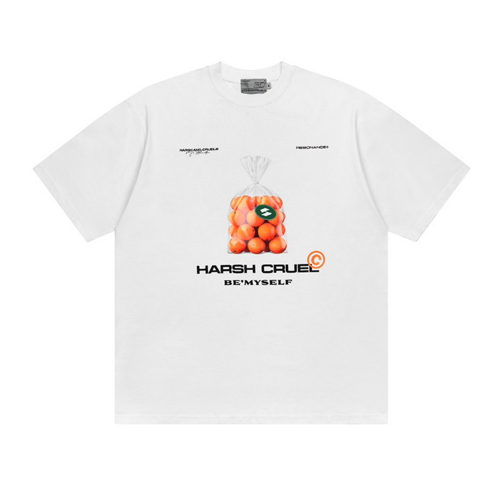 Orange Bag Printed Tee