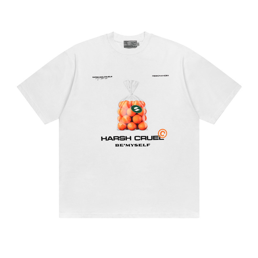 Orange Bag Printed Tee
