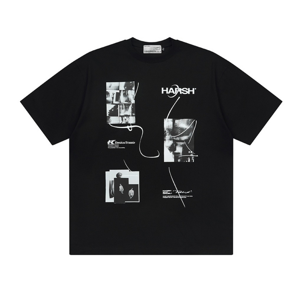 Pictures Decoupage Printed Tee