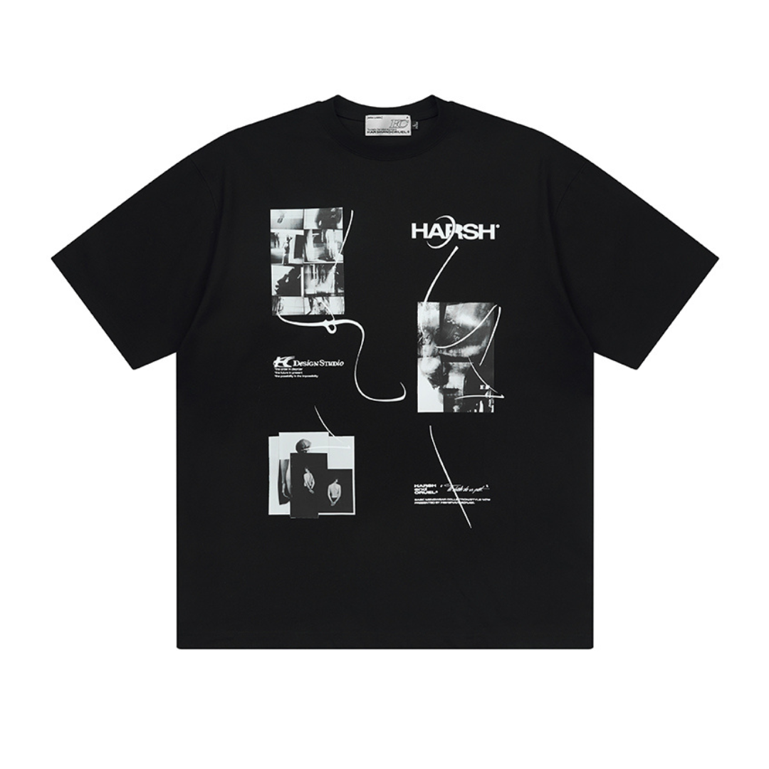 Pictures Decoupage Printed Tee