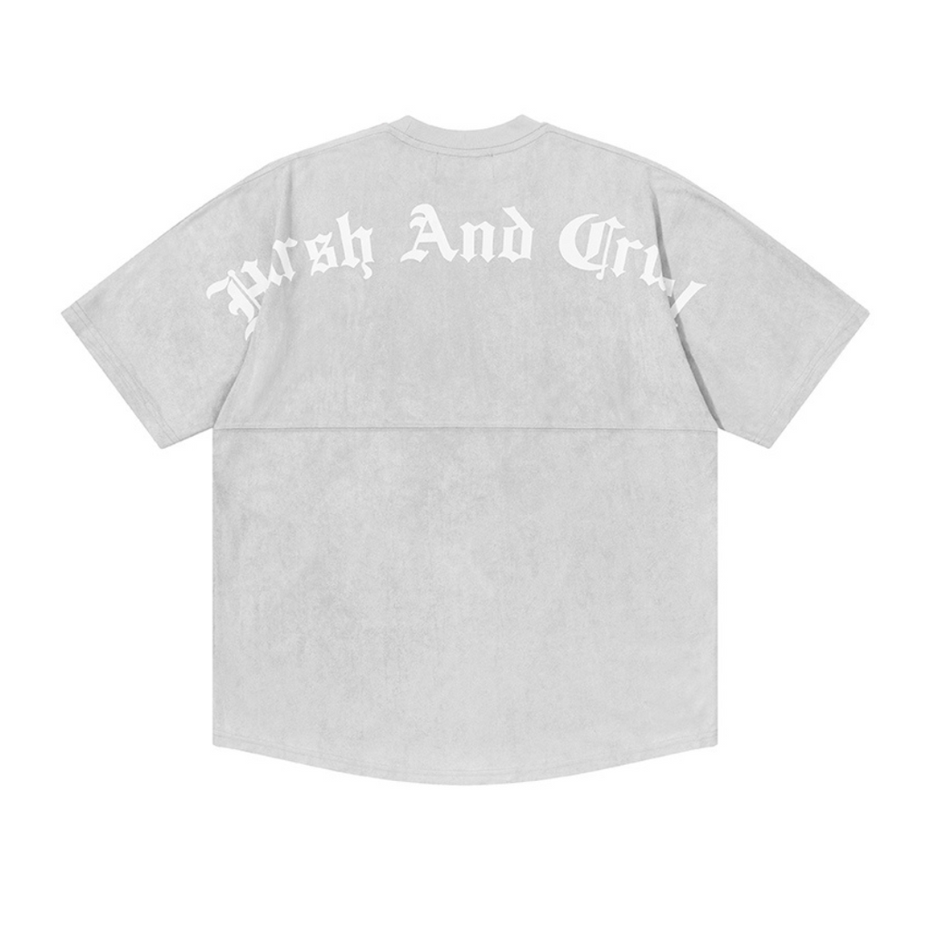 Gothic Logo Suede Tee