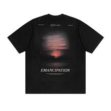 Load image into Gallery viewer, Handpainted Sunset Suede Tee
