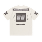 3D Embroidered Patches Logo Racing Tee