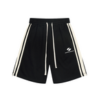 Zipper Adjustable Track Shorts