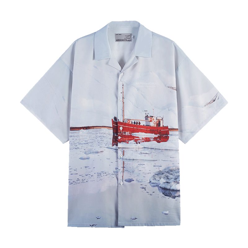 Glacier Cruise Cuban Shirt