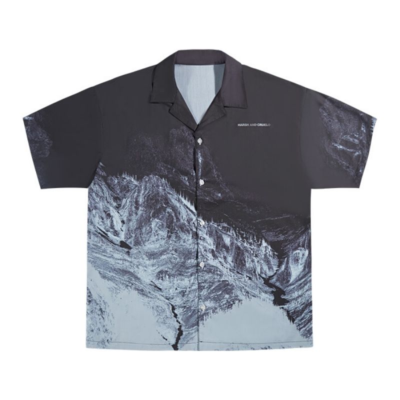 Negative Mountain Cuban Shirt