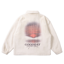 Load image into Gallery viewer, Sunset Handwriting Sherpa Jacket
