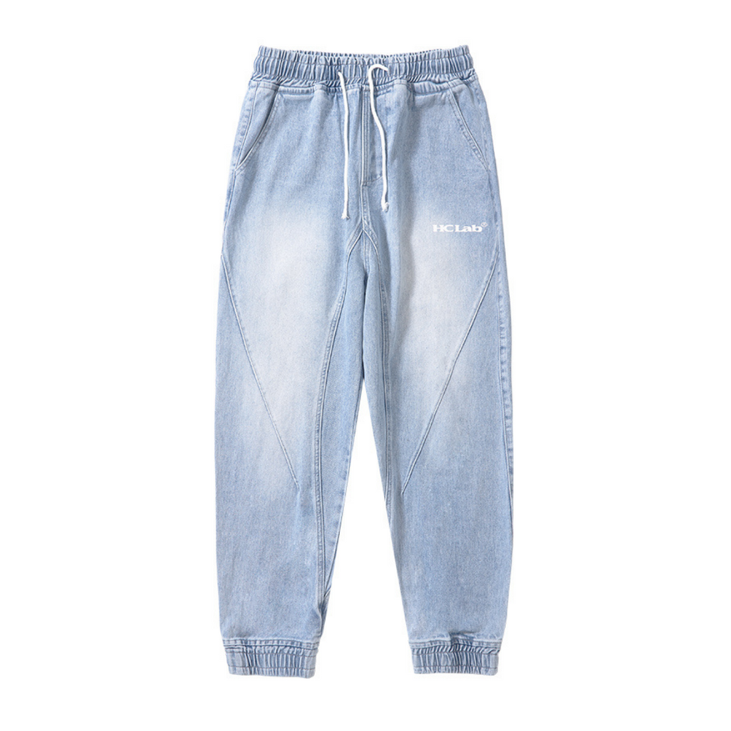 Irregular Logo Denim
