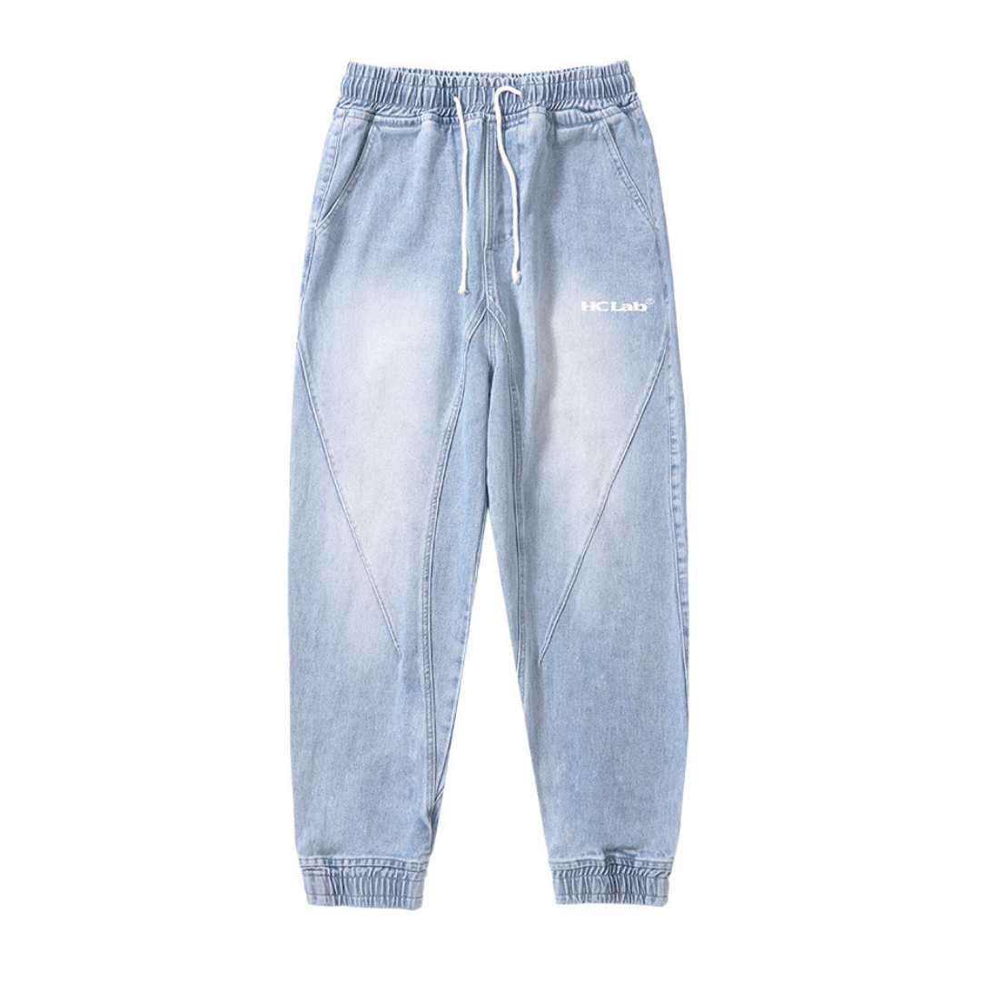 Irregular Logo Denim