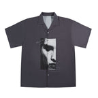 Portrait Print Cuban Shirt