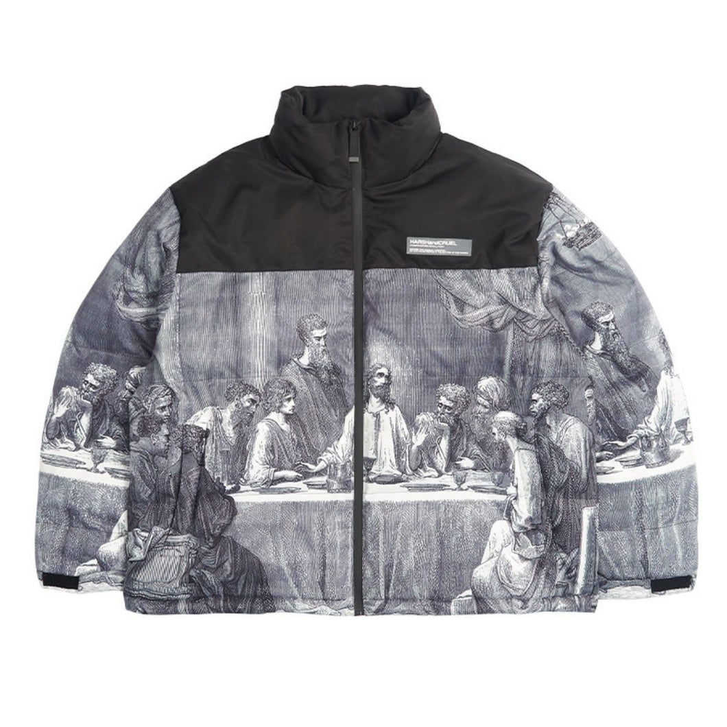 The Last Supper Logo Down Jacket