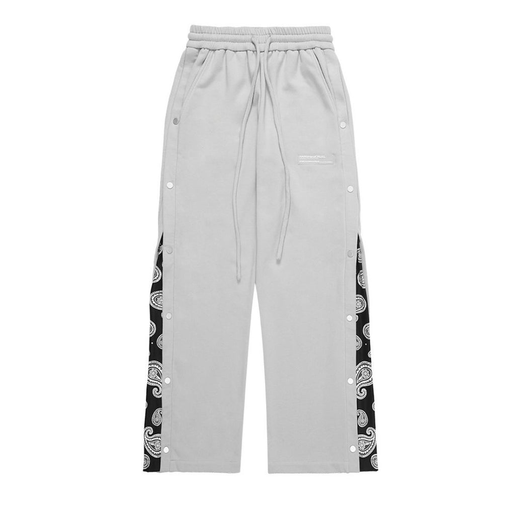 Retro Paisley Breasted Pants