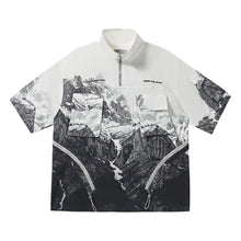 Load image into Gallery viewer, Mountain Short Sleeve Zipper Jacket
