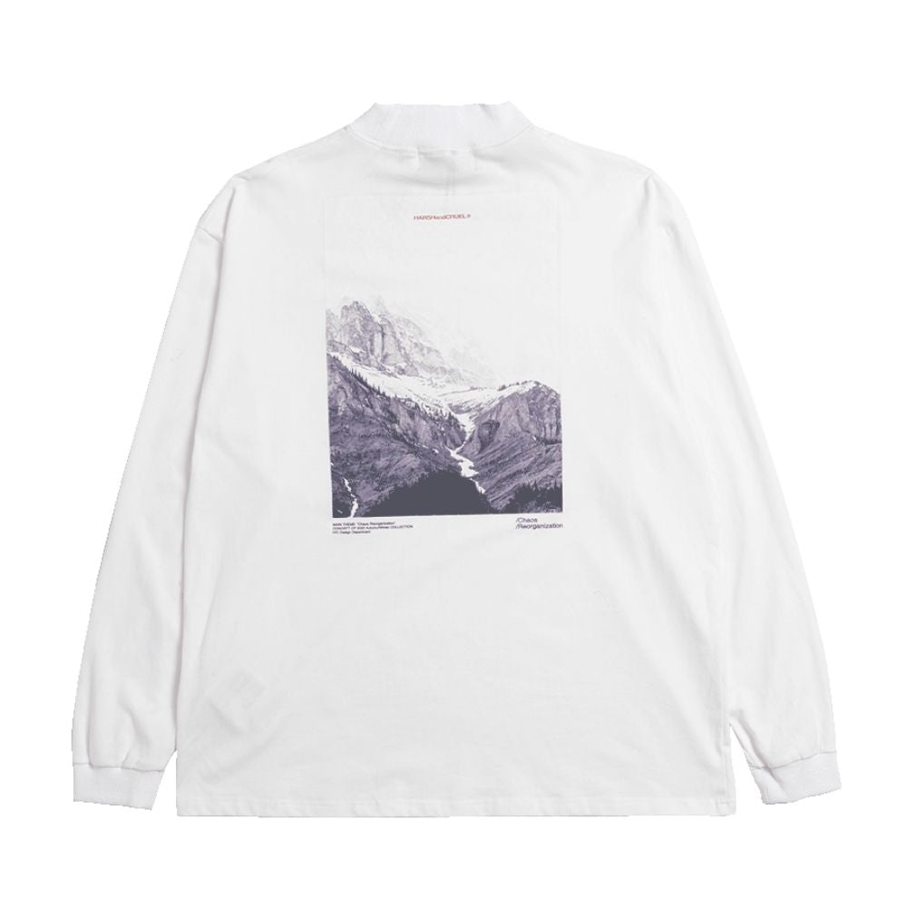 Mountain Printed LS Tee