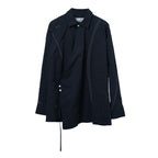 Arc Shape Asymmetric Shirt