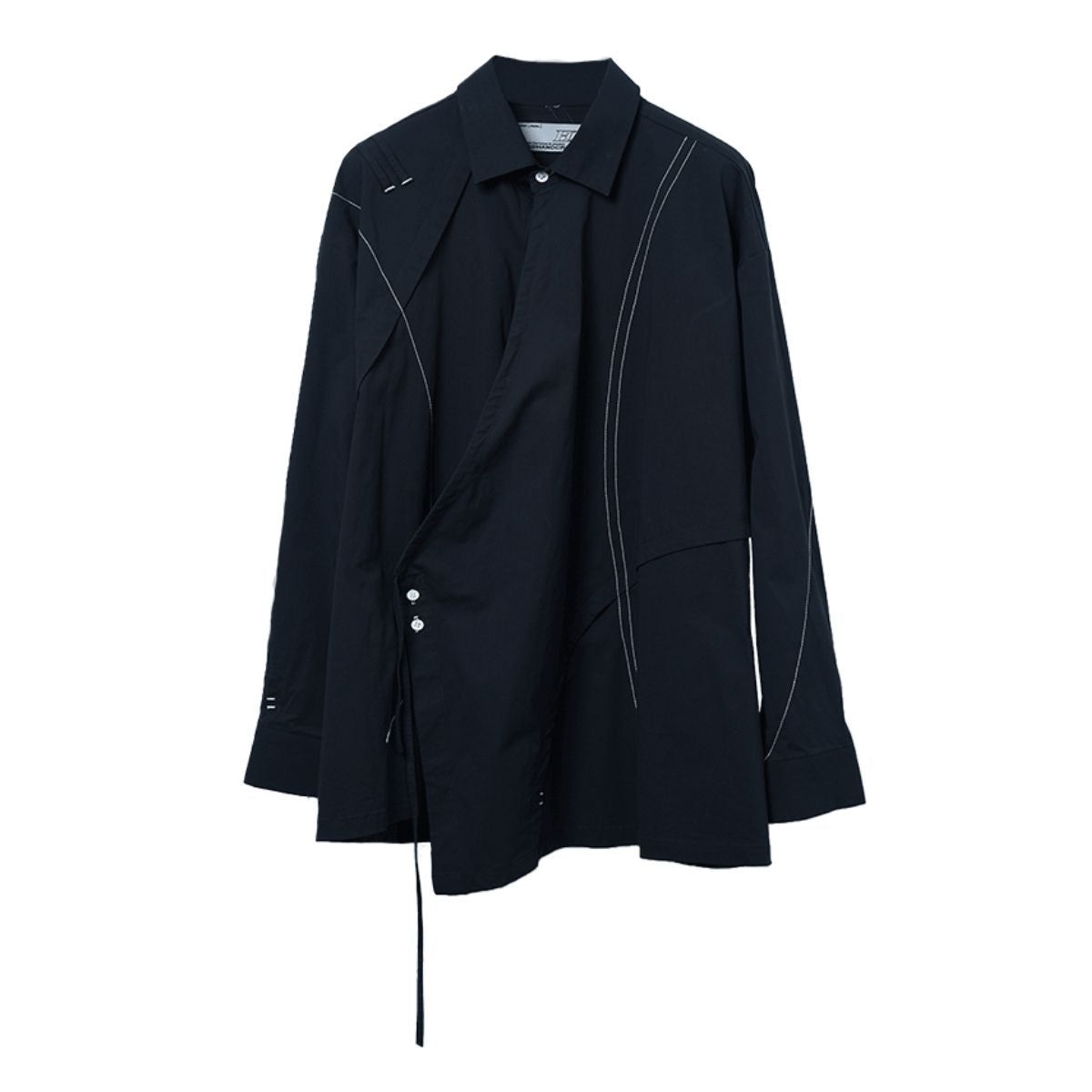 Arc Shape Asymmetric Shirt