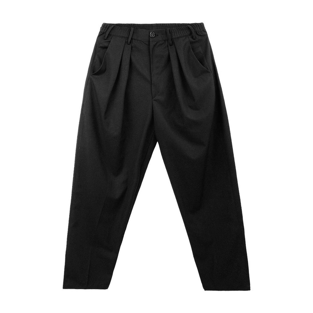 Straight Pleated Trousers