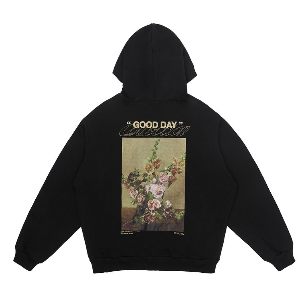 Vintage Oil Painting Logo Hoodie – Harsh and Cruel