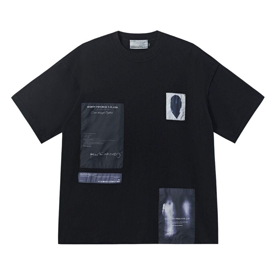 Dark Art Patch Tee – Harsh and Cruel