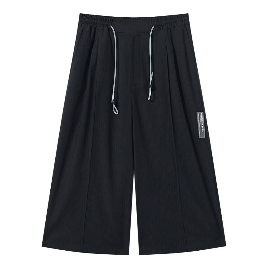 Loose Draped Logo Pants
