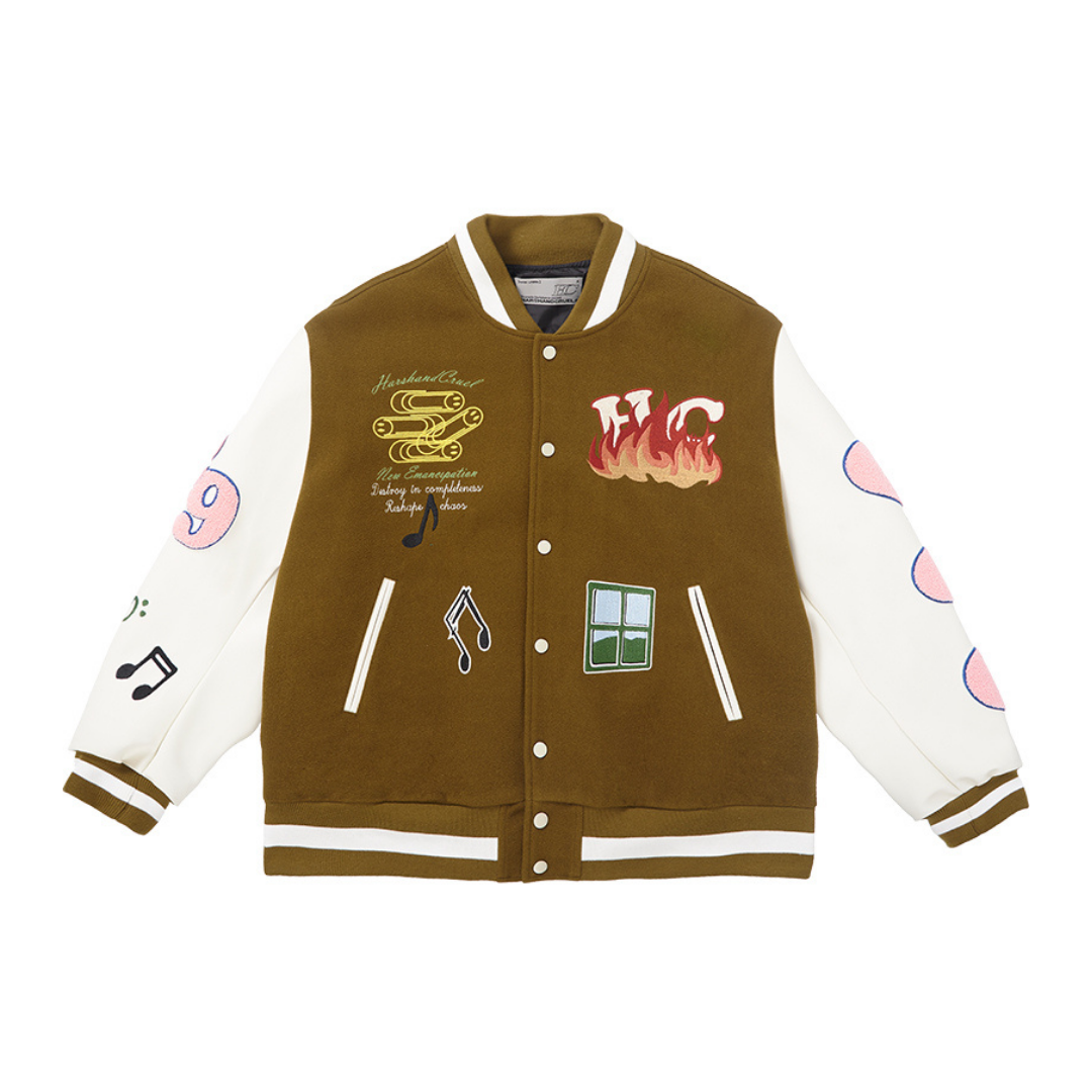 Graffiti Logo Varsity Jacket