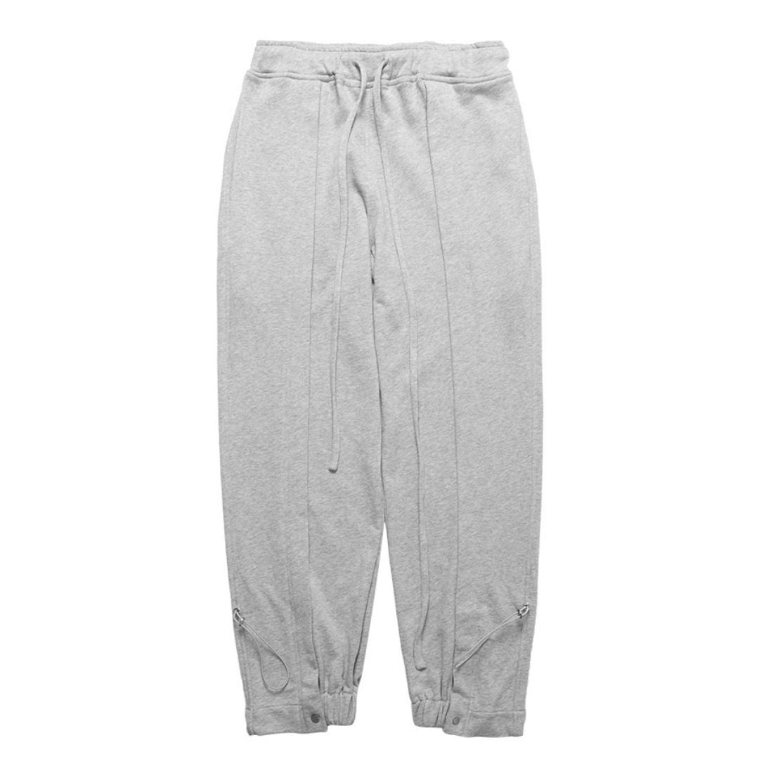 Pleated Adjustable Sweatpants