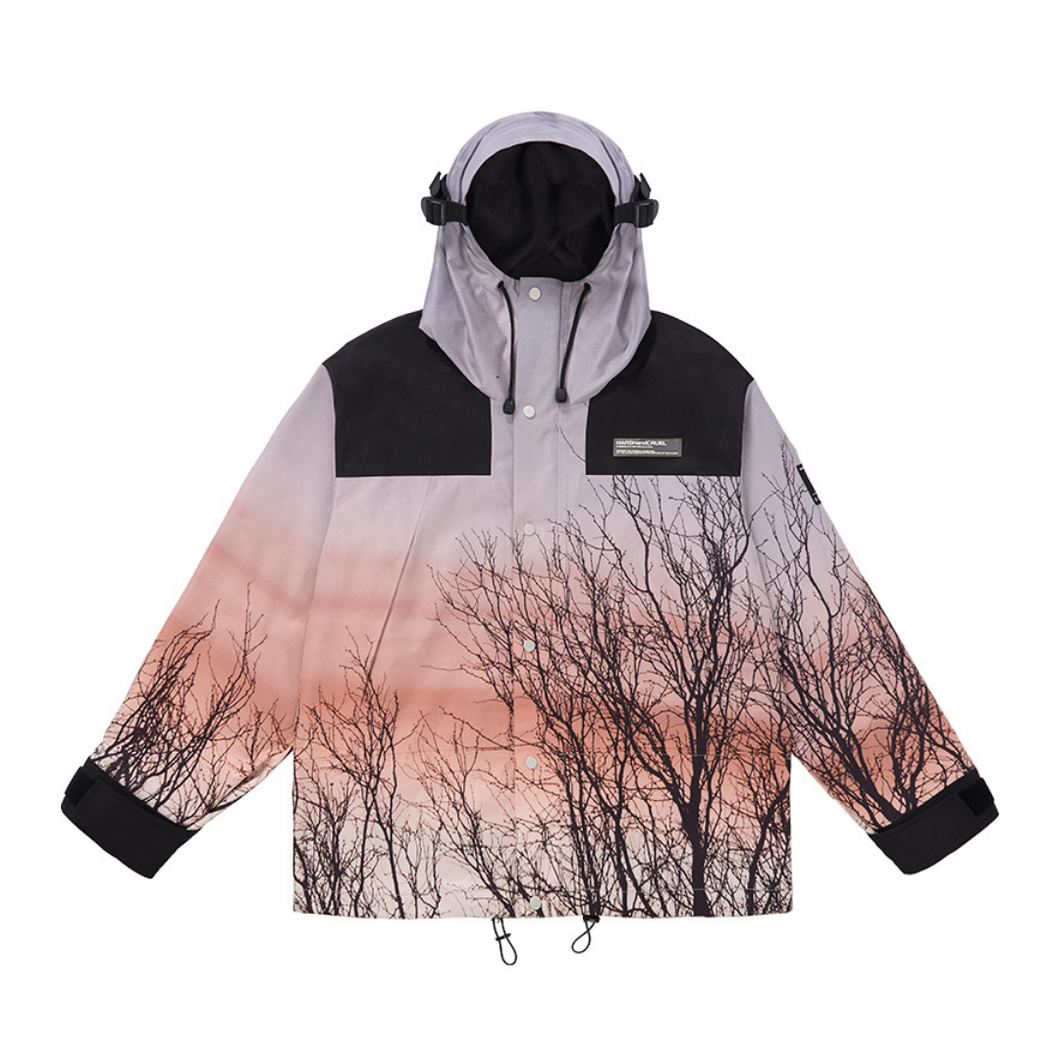 Sunset Forest Stitching Jacket