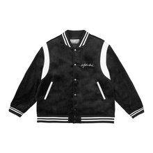 Load image into Gallery viewer, Handwriting Embroidered Varsity Jacket
