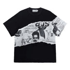 Old Newspaper Printed Tee