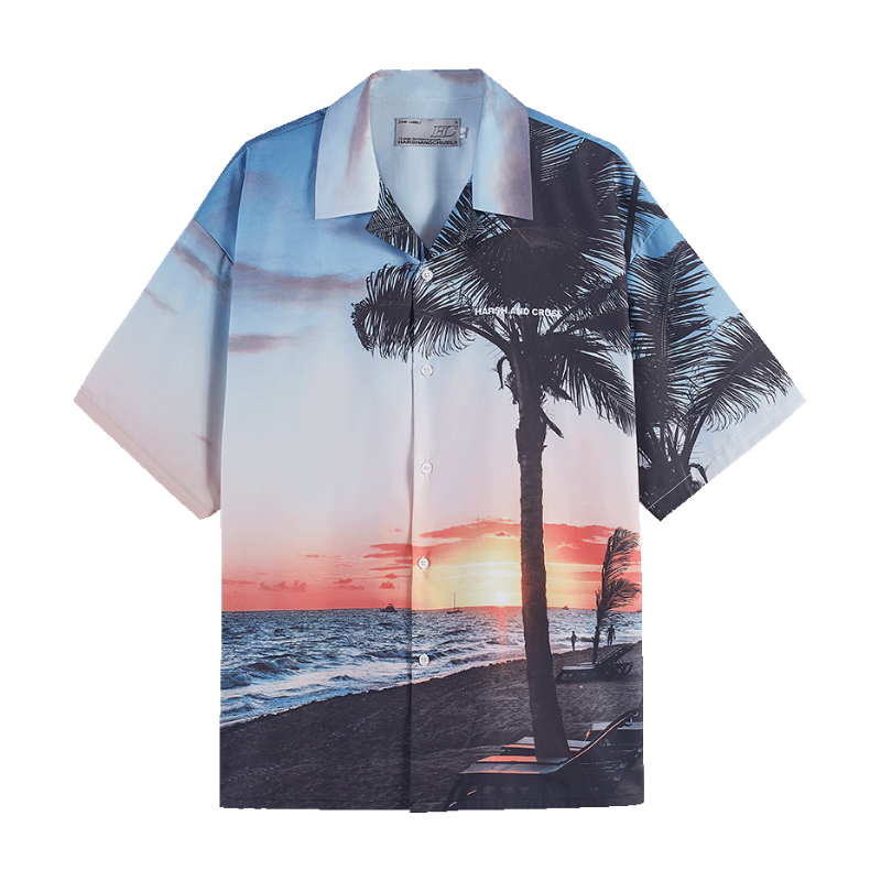 Hawaii Sunset Cuban Shirt