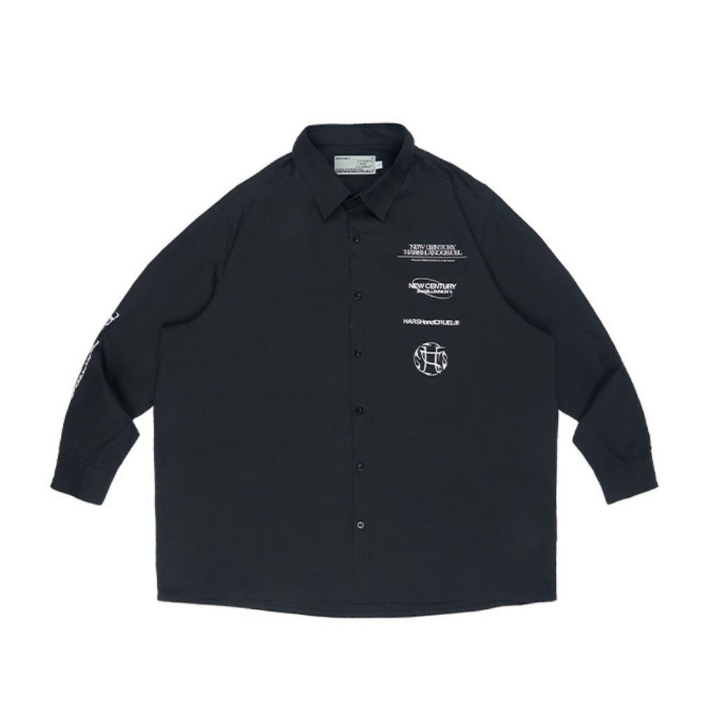 Logo Print L/S Shirt