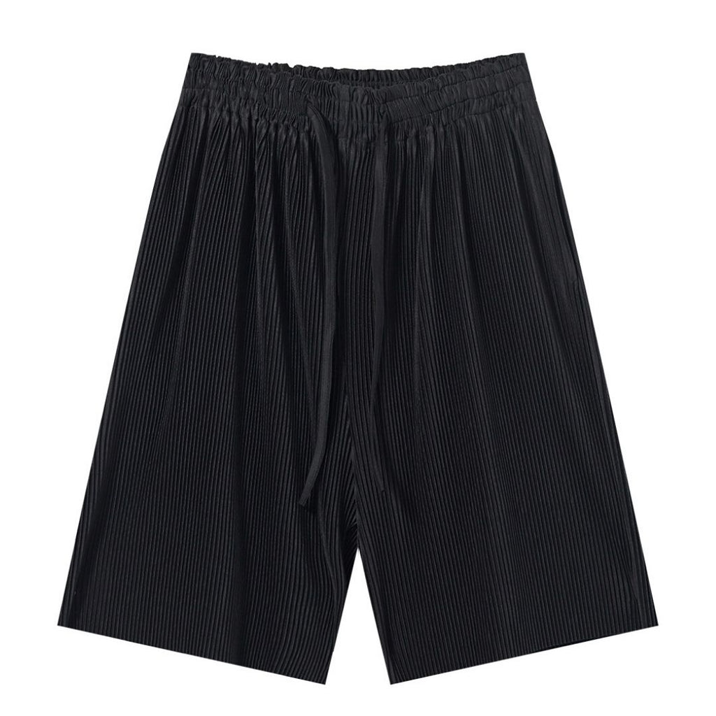 Striped Straight Shorts