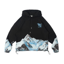 Load image into Gallery viewer, Mountain Oil Painting Oversize Hoodie
