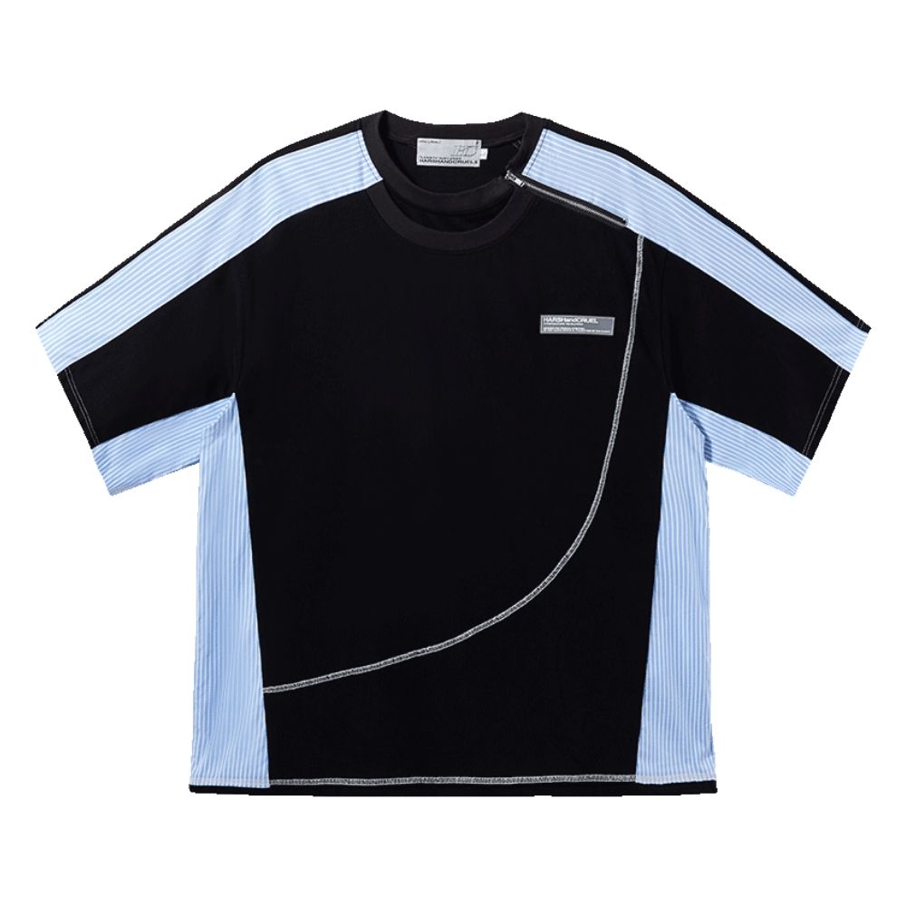 Deconstruction Stitched Logo Tee