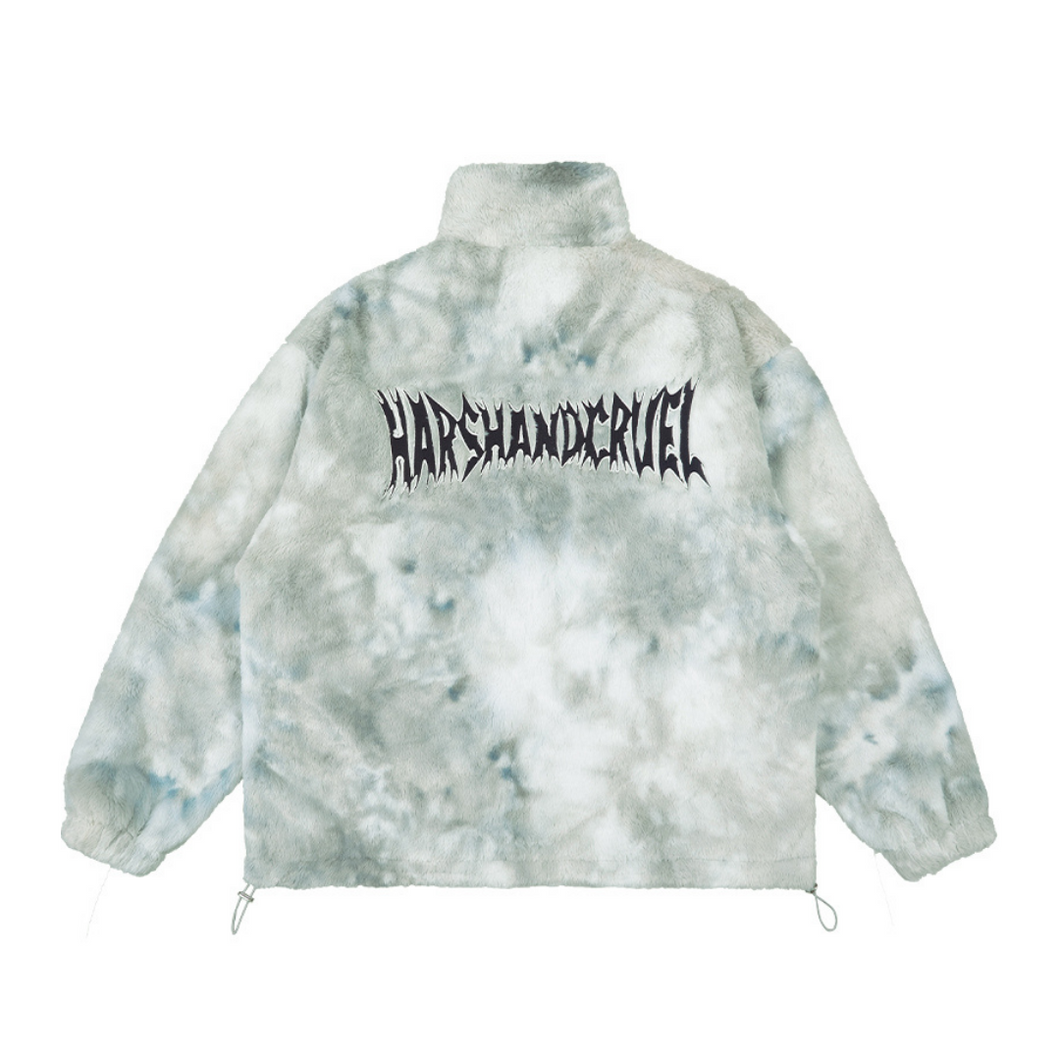 Tie-Dyed Embroidered Logo Jacket