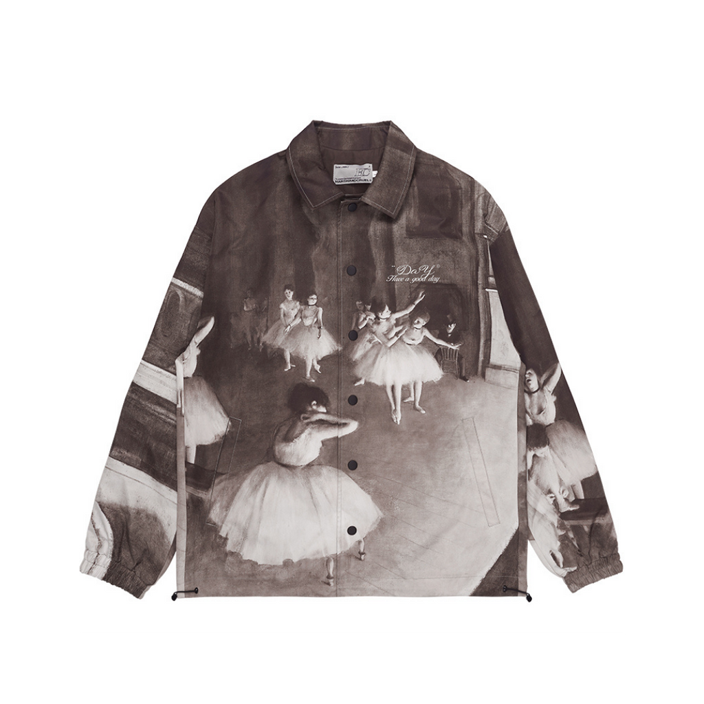 Auditorium Ballet Oil Painting Coach Jacket