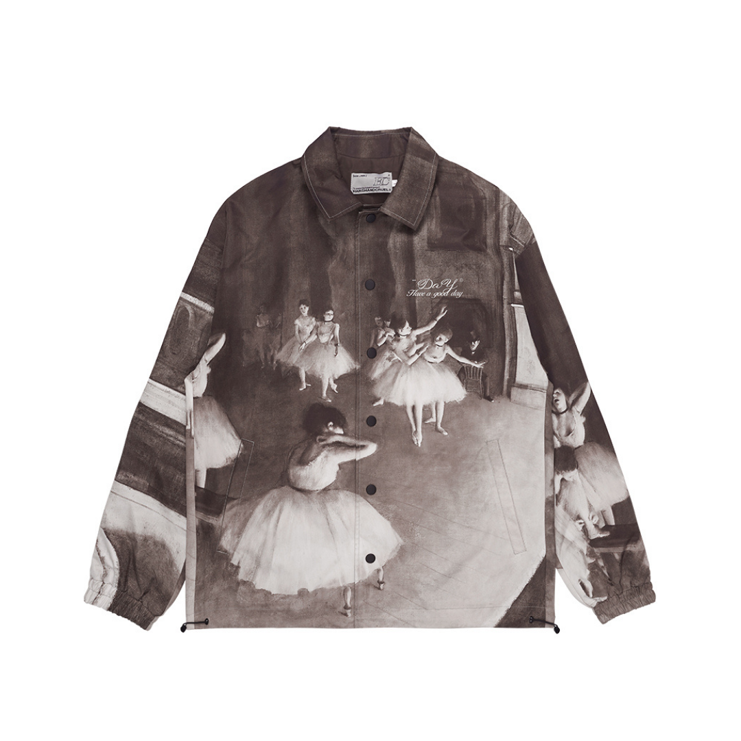 Auditorium Ballet Oil Painting Coach Jacket