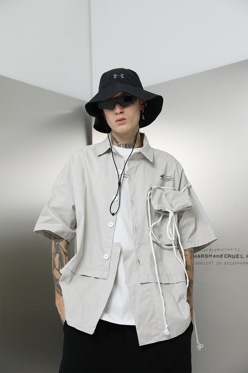 Industrial Drawstrings Shirt
